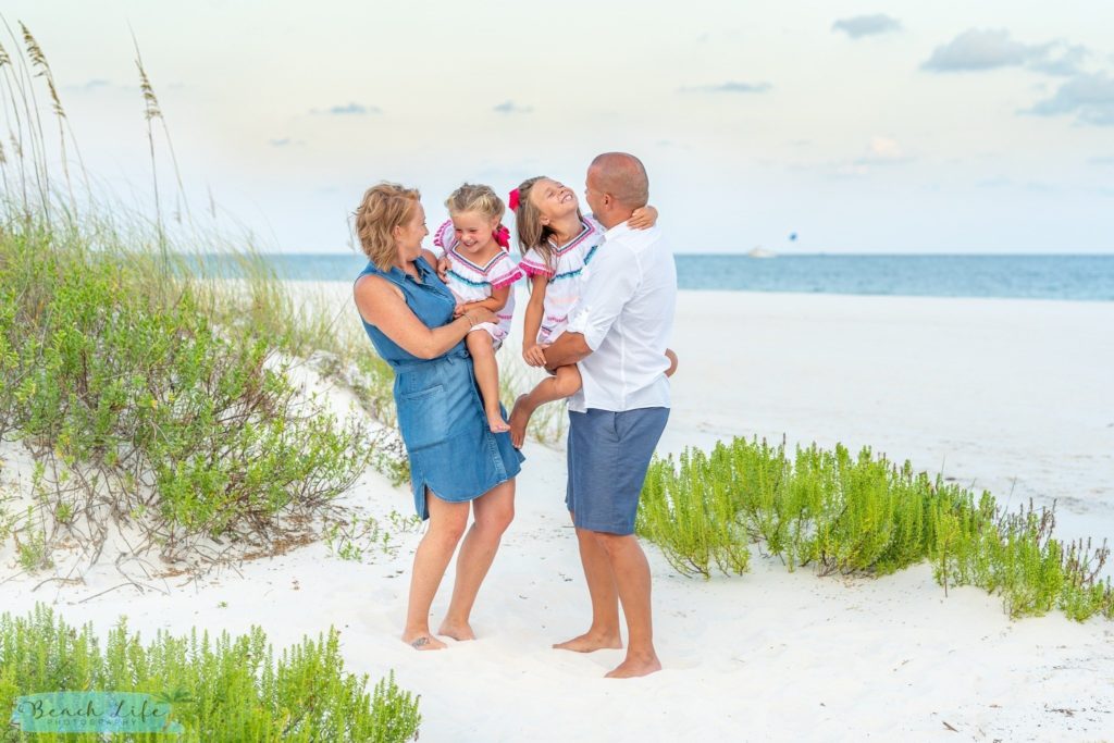 Family photos on the beach in gulf shores